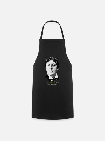 Citation Oscar Wilde - Tablier de cuisine - noir