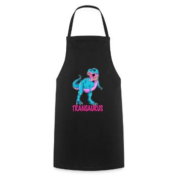 TRANSGENRE LGBTQ - Transgenre - Tablier de cuisine - noir - Devant - AI Model Male 185 dark (185cm)