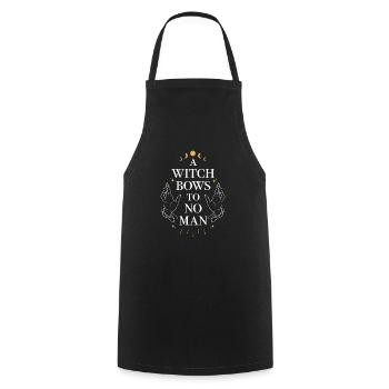 Hex The Patriarchy Witchy Feminism Pagan - Kochschürze - Schwarz - Vorne - AI Model Male 185 dark (185cm)
