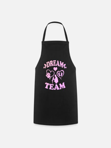 Dream team - Kochschürze - Schwarz