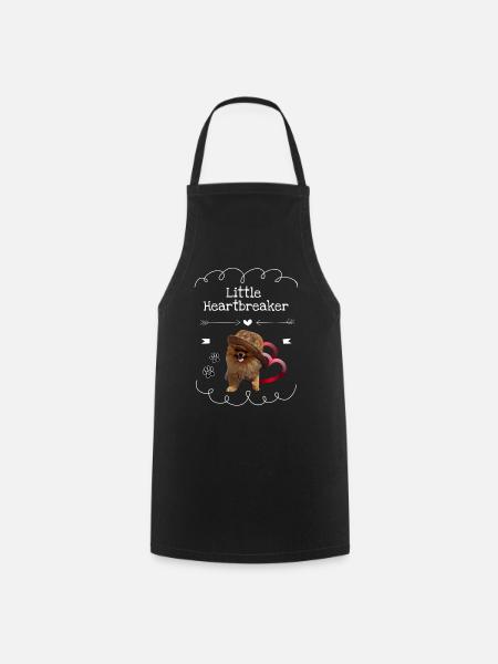 Pomeranian Heartbreaker Shirt und Accessoires - Kochschürze - Schwarz