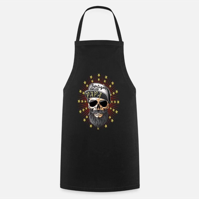 Dad proud Bart bearded dad - Cooking Apron - black