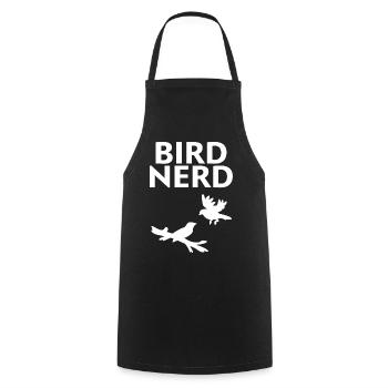 Bird Nerd - Cooking Apron - black - Front - AI Model Male 185 dark (185cm)