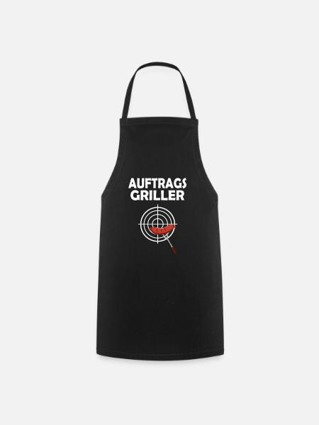 Auftragsgriller - Kochschürze - Schwarz