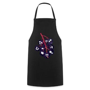Elder - Cooking Apron - black - Front - AI Model Male 185 dark (185cm)