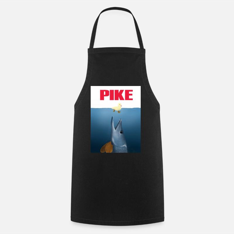 Pike attack - Cooking Apron - black