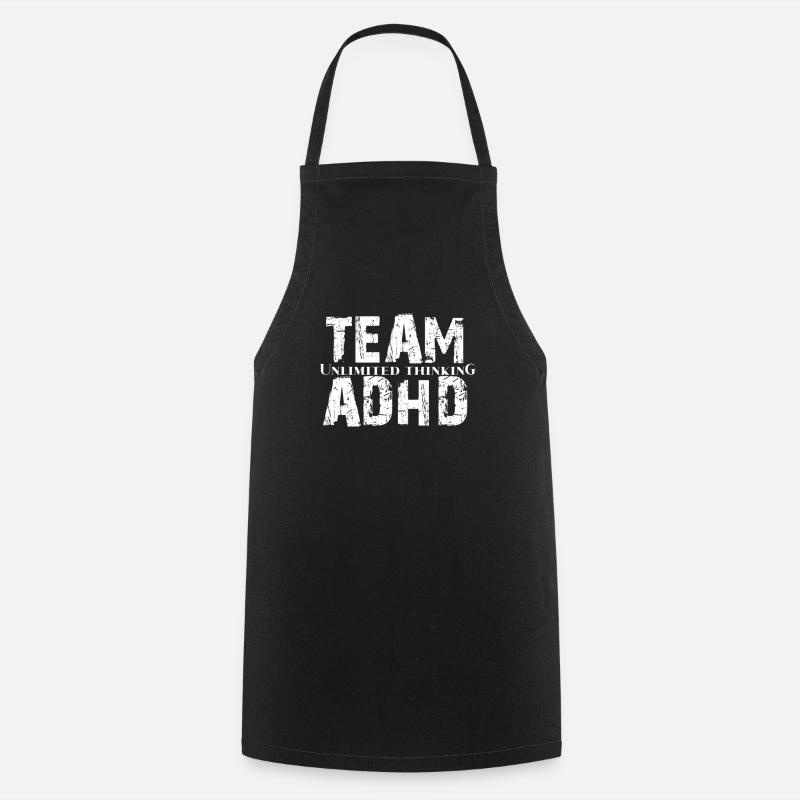 ADHD - Cooking Apron - black