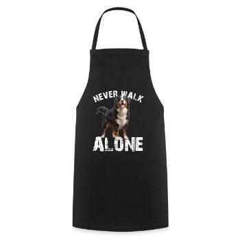 Bouvier bernois - Tablier de cuisine - noir - Devant - AI Model Male 185 dark (185cm)