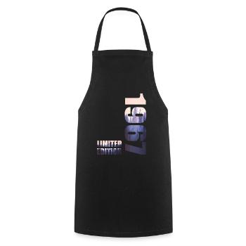 1967. Limited Edition T-Shirt Geburtstags Idee - Kochschürze - Schwarz - Vorne - AI Model Male 185 dark (185cm)