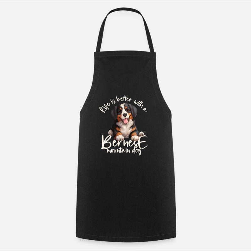 Bouvier bernois - Tablier de cuisine - noir