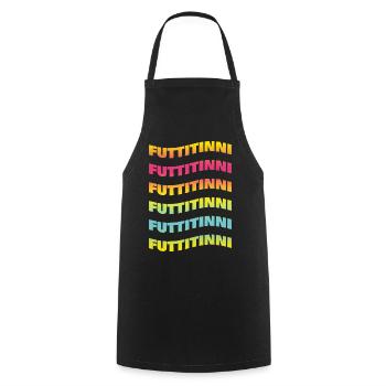t-shirt futtitinni t-shirt Sicily Sicilian - Cooking Apron - black - Front - AI Model Male 185 dark (185cm)