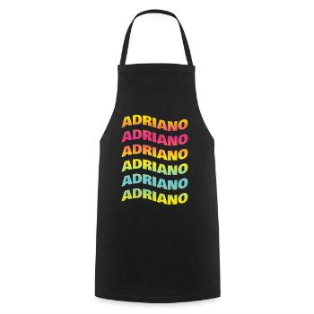 T-shirt Adriano t-shirt effet vague - Tablier de cuisine - noir - Devant - AI Model Male 185 dark (185cm)