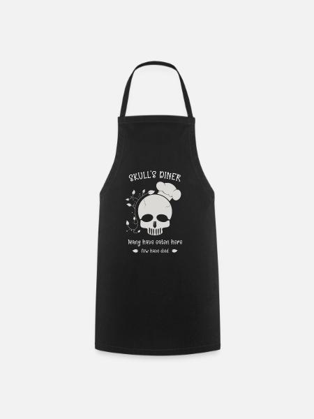 Skull's Diner - Kochschürze - Schwarz