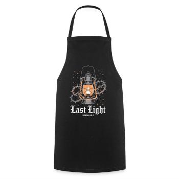 Lanterne Vintage Christian - Tablier de cuisine - noir - Devant - AI Model Male 185 dark (185cm)