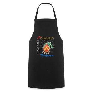Camping Legend Trailblazer Adventure - Cooking Apron - black - Front - AI Model Male 185 dark (185cm)