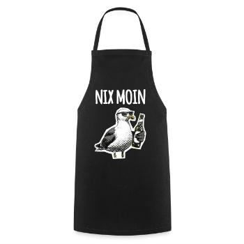 Funny Saying Northern Germany Seagull Beer - Cooking Apron - black - Front - AI Model Male 185 dark (185cm)