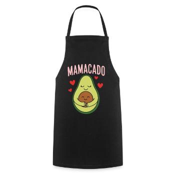 Mamacado Shirt Mama Geschenk Muttertag lustig - Kochschürze - Schwarz - Vorne - AI Model Male 185 dark (185cm)