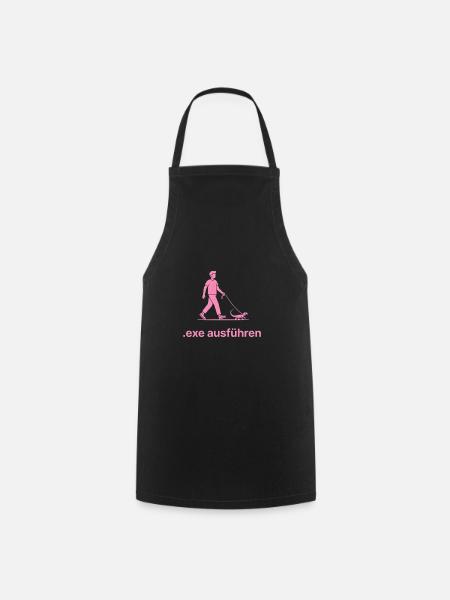 .exe ausführen ADMIN Pink - Kochschürze - Schwarz