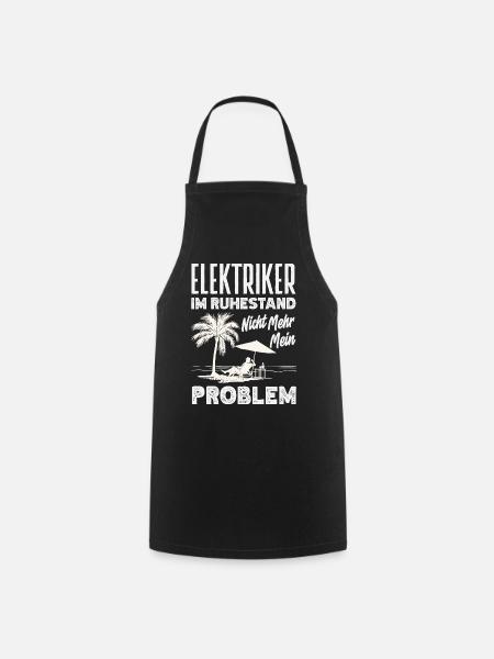 Elektriker Im Ruhestand - Kochschürze - Schwarz