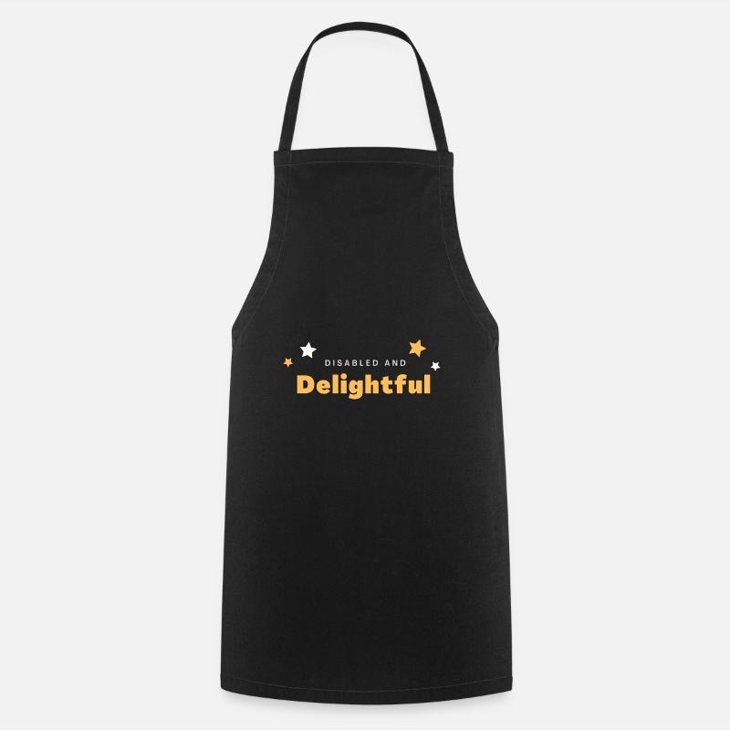 Disabled and Delightful - Cooking Apron - black