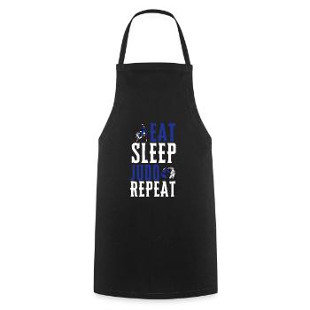 Judo Judoka Jiu Jitsu And Taekwondo Martial Arts - Cooking Apron - black - Front - AI Model Male 185 dark (185cm)