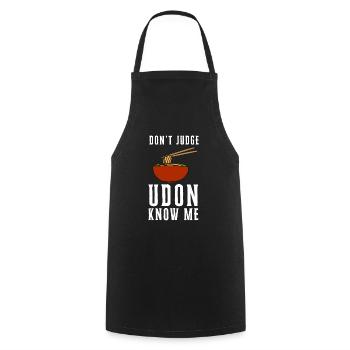 Udon Nouilles Japonaises Ramen Boîte de Nouilles Asiatiques - Tablier de cuisine - noir - Devant - AI Model Male 185 dark (185cm)