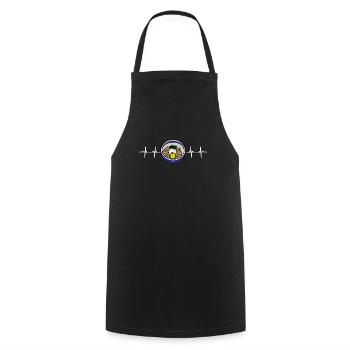 Udon Nouilles Japonaises Ramen Boîte de Nouilles Asiatiques - Tablier de cuisine - noir - Devant - AI Model Male 185 dark (185cm)