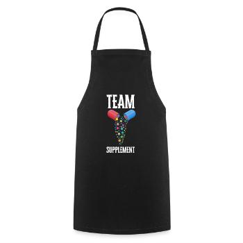 Supplémentation Haltérophilie Joint Supplément - Tablier de cuisine - noir - Devant - AI Model Male 185 dark (185cm)
