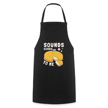 Cheesemonger Cheese Maker Gouda Lover - Kochschürze - Schwarz - Vorne - AI Model Male 185 dark (185cm)