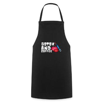 Botox Plastic Surgery And Aesthetic Nurse Injector - Cooking Apron - black - Front - AI Model Male 185 dark (185cm)