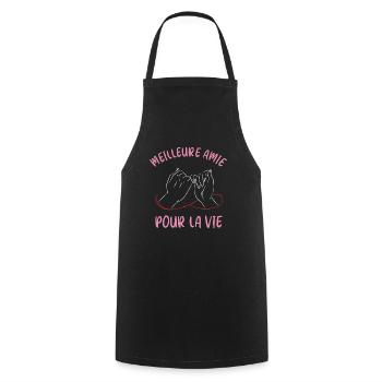Meilleure Amie Pour La Vie - Tablier de cuisine - noir - Devant - AI Model Male 185 dark (185cm)