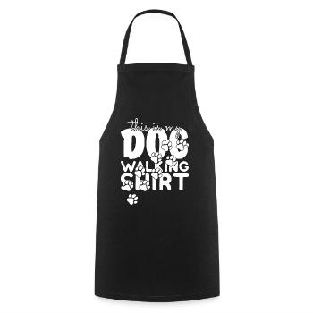 Chemise pour chien - Tablier de cuisine - noir - Devant - AI Model Male 185 dark (185cm)