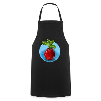 Banane - Tablier de cuisine - noir - Devant - AI Model Male 185 dark (185cm)