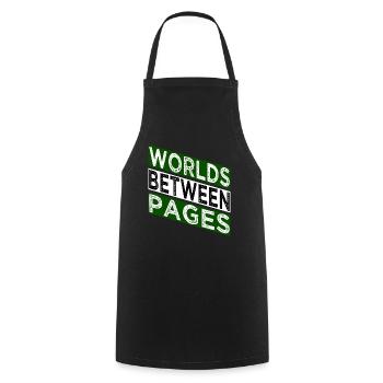 Reading Lists Geek Literary Community Joke - Cooking Apron - black - Front - AI Model Male 185 dark (185cm)