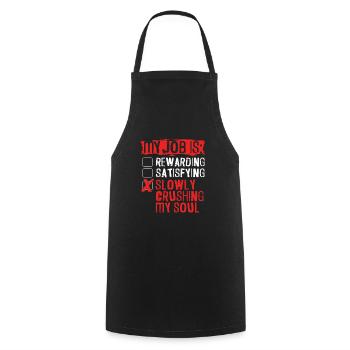 Programmeur médical Codeur médical - Tablier de cuisine - noir - Devant - AI Model Male 185 dark (185cm)