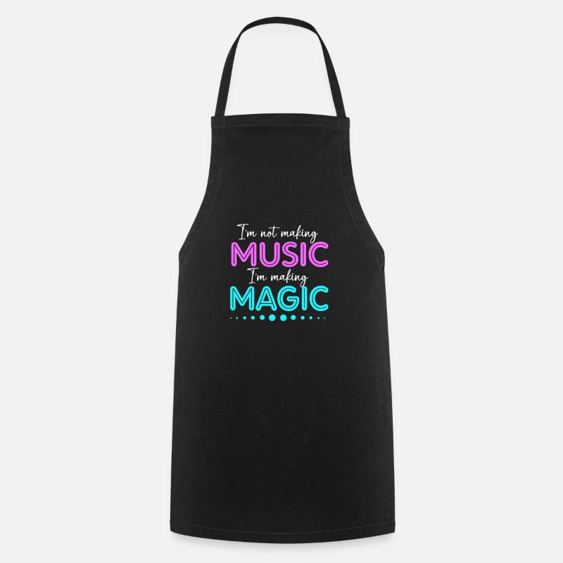 DJ Djing Label Keyboard - Kochschürze - Schwarz