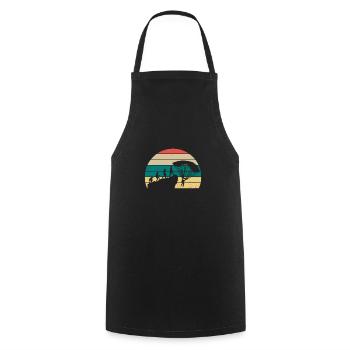 Gleitschirm Gleitschirmfliegen Paragliding - Cooking Apron - black - Front - AI Model Male 185 dark (185cm)