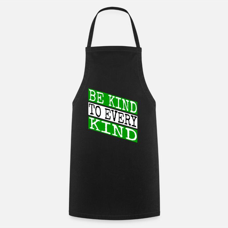 planet evolve go vegan vegetable funny rights - Cooking Apron - black