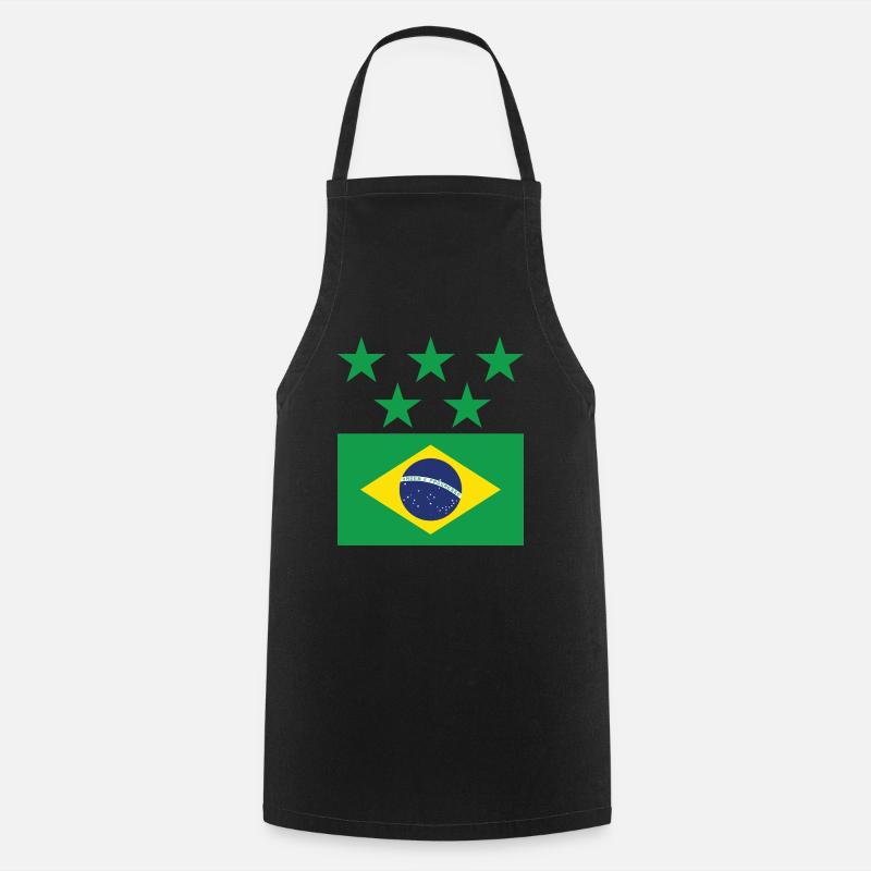 Brésil - Tablier de cuisine - noir