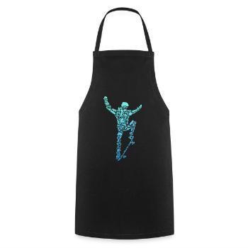 Skater Skateboard Stunt Skater Jungen - Kochschürze - Schwarz - Vorne - AI Model Male 185 dark (185cm)
