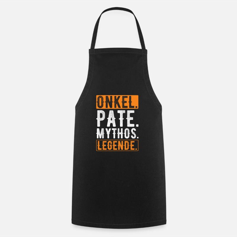 Patenonkel Geschenk - Kochschürze - Schwarz