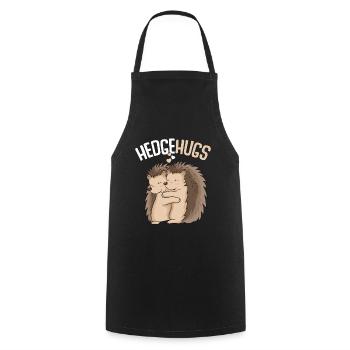 Hedgehugs Hérisson Enfants Femmes Enfants - Tablier de cuisine - noir - Devant - AI Model Male 185 dark (185cm)