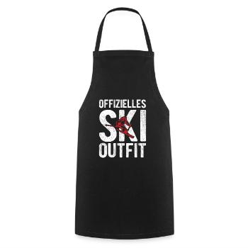 Offizielles Ski Outfit Berge Ski - Kochschürze - Schwarz - Vorne - AI Model Male 185 dark (185cm)