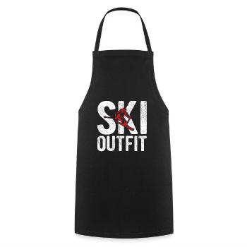 Ski Gift - Kochschürze - Schwarz - Vorne - AI Model Male 185 dark (185cm)