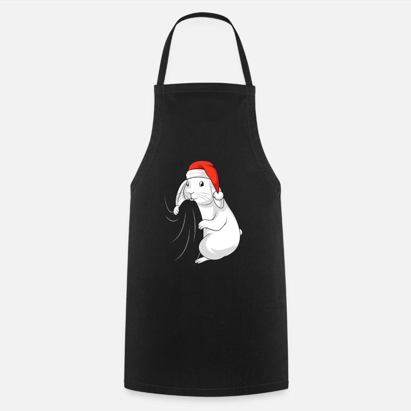 Lapins Lapin de Noël Lapin - Tablier de cuisine - noir