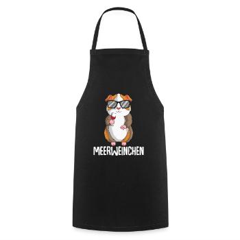 Meerweinchen Meerschweinchen Wein - Kochschürze - Schwarz - Vorne - AI Model Male 185 dark (185cm)