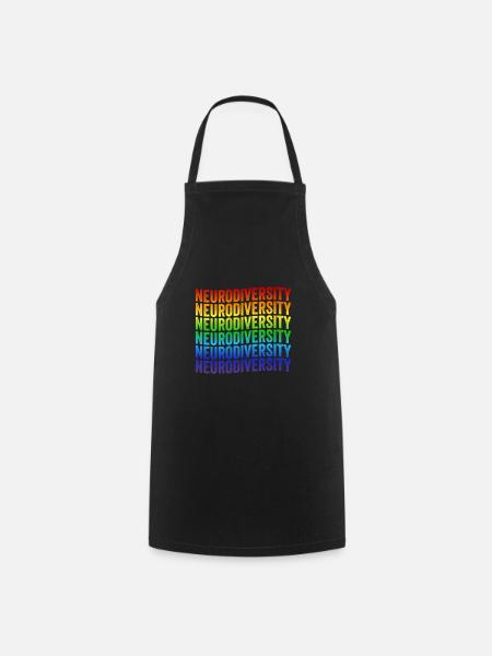 Autism Awareness Celebrate Neurodiversity - Cooking Apron - black
