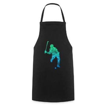 Joueurs de hockey sur gazon Hockey Garçons Enfants - Tablier de cuisine - noir - Devant - AI Model Male 185 dark (185cm)