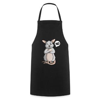 Rats Nö Hausratten Rat Children Girls Boys - Cooking Apron - black - Front - AI Model Male 185 dark (185cm)