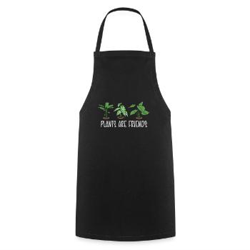 Gardener Present Hobby GardenEr Garden Plants Meadow - Cooking Apron - black - Front - AI Model Male 185 dark (185cm)